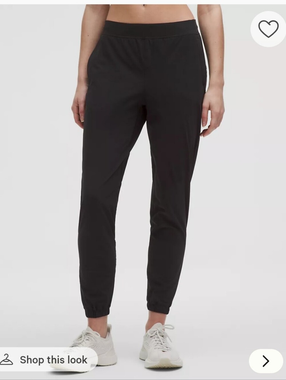 lululemon athletica Black High-Rise Jogger